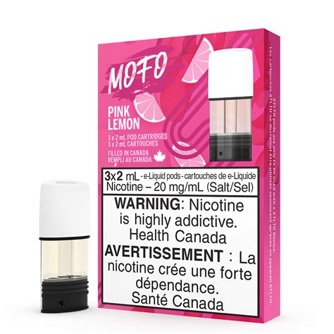 Pink Lemon Mofo Stlth Pods Premium Pods Pack Vapeloft