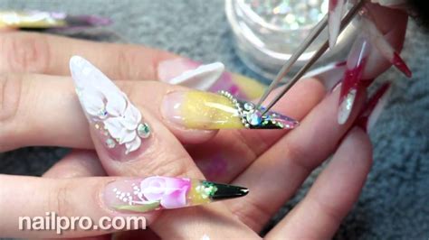 Ann Chang Behind The Nail Pros Flower Nails YouTube