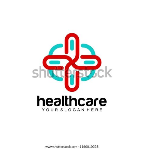 Health Care Logo Stock Vector Royalty Free 1160810338