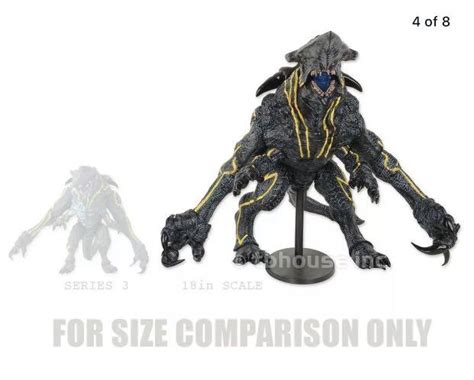 Neca Legendary Pacific Rim Kaiju Knifehead Monster Figure Led Light