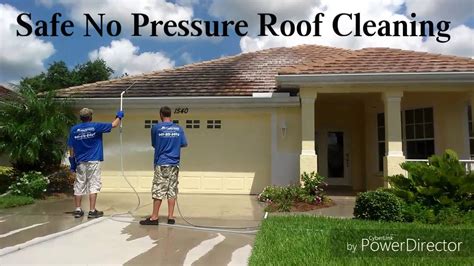 No Pressure Roof Cleaning Red Door Pro Wash