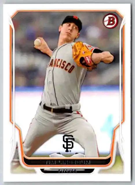 Carte De Baseball 2014 Bowman Tim Lincecum 73 Eur 210 Picclick Fr