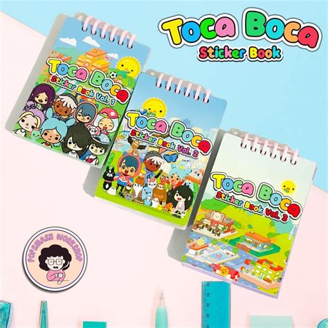 Toca Boca Toca Life Sticker Book Containing 20 Sticker Sheets Shopee