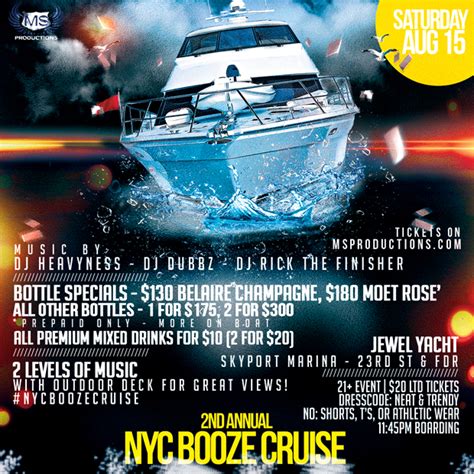 2nd Annual Booze Cruise Ms Productions