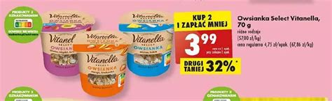 Promocja Owsianka śliwka żurawina vitanella w Biedronka