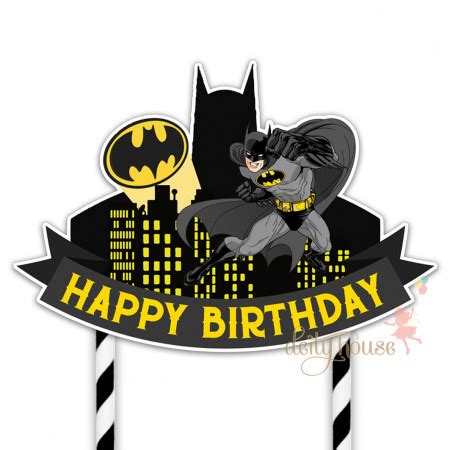 Cake Topper Batman Deity House