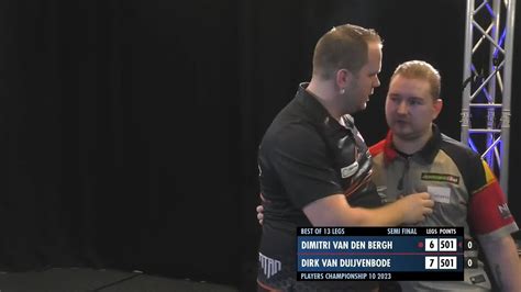 PDC Darts On Twitter DIRK DENIES DIMI Dirk Van Duijvenbode