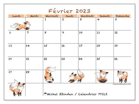 Calendrier F Vrier Calendrier Imprimable Gratuit