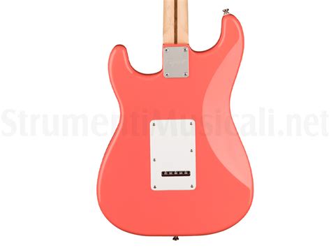 FENDER Squier Sonic Stratocaster HSS MN Tahitian Coral A Roma E Milano