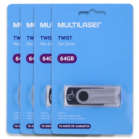 Pen Drive Twist Gb Usb Multilaser Cartelas Submarino