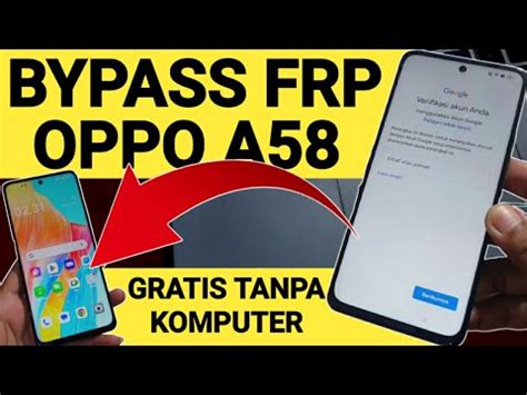 Cara Bypass Frp Oppo A58 Lupa Akun Google Gratis Tanpa Komputer YouTube