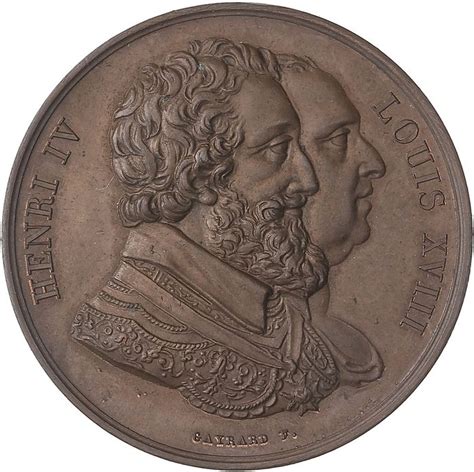 France Bronze Medal Louis Xviii R Tablissement De La Catawiki