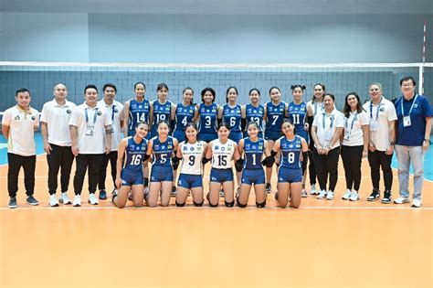 Uaap Nu Girls Complete First Round Sweep Of Volleyball Abs Cbn News