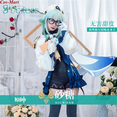 Genshin Impact Sucrose Cosplay Costume Anime Saccharose Sexy Women