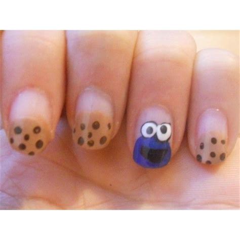 Cookie Monster Inspired By Cutepolish Nail Art Gallery Liked On