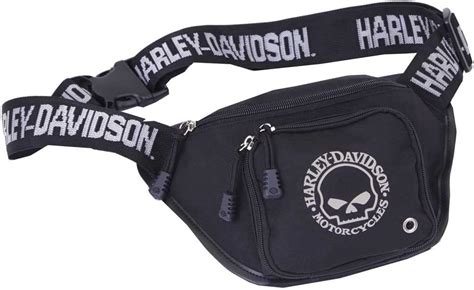 Amazon Harley Davidson Willie G Skull Logo Belt Bag Water