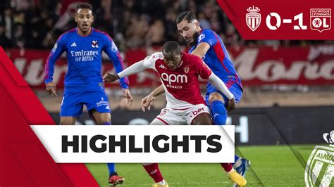 Highlights Ligue 1 16e journée AS Monaco 0 1 Olympique Lyonnais