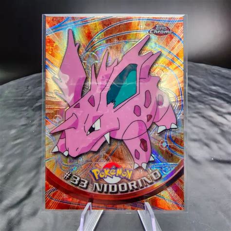 Carte Nidorino Topps Chrome Pok Mon Tv Spectra Comme Neuf S Rie