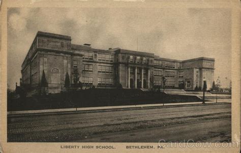 Liberty High School Bethlehem, PA Postcard