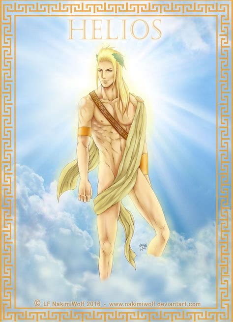 Helios God Of Sun By Nakimiwolf Deviantart On Deviantart Greek