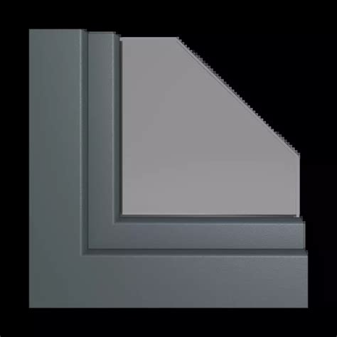 Feneste Windows Colors Kömmerling colors Smooth anthracite gray