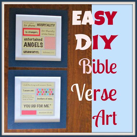 Laura's Plans: Easy DIY Bible Verse Art