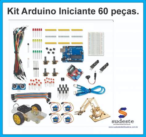 Kit Iniciante Para Arduino Pe As Sudeste Distribuidora