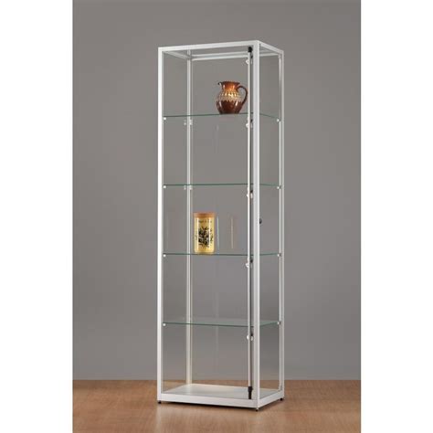 Showcase With Aluminium Rotating Door 60 Cm 91000478