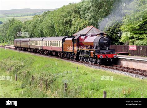 A Steam Train On The East Lancs Railway Stock Photo Alamy