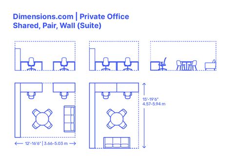 Private Office Clearances Dimensions Drawings Dimensions