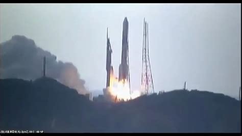 Launch Of Japanese H Iia Rocket With Igs Spy Satellite Video Dailymotion