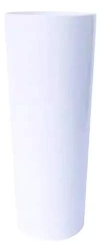 10 Copos Long Drink Acrilico 360ml Liso Para Personalizar Cor Branco