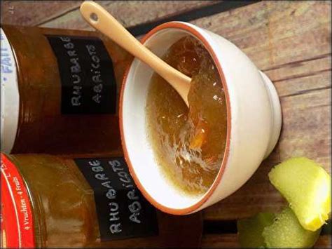 Confiture Rhubarbe Abricots De Les Petits Plats De B A Et Ses Recettes