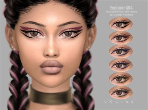 The Sims Resource Eyeliner A Mod Makeup Sims Cc Makeup Makeup