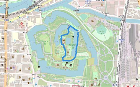 Osaka Castle Park Walking and Running - Chūō-ku, Osaka-shi, Japan | Pacer