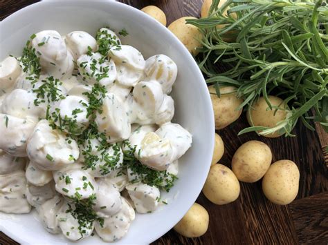 Klassisk Kold Kartoffelsalat Danske Kartofler