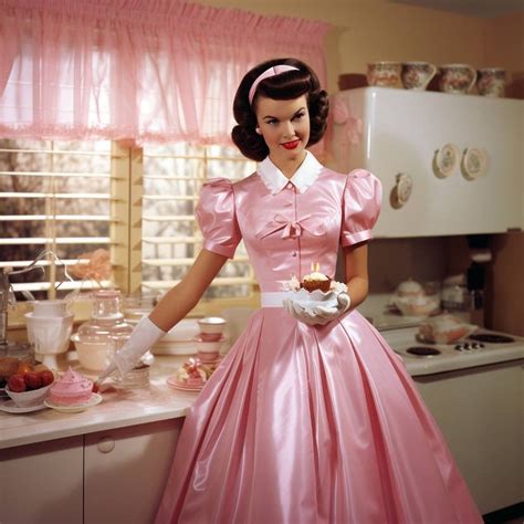 Pin On Stepford 50s Cultural And Retrofuturizmus Housewife Dress