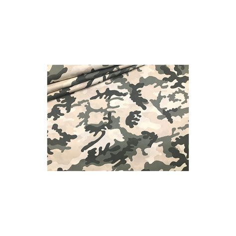 Tissu En Coton Motif Camouflage Militaire