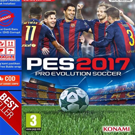 Jual Hati Hati Barang KW PES 17 Pro Evolution Soccer 2017 Update