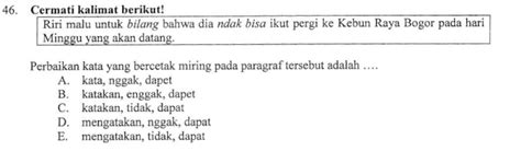 Makalah Bahasa Indonesia Tentang Kata Baku Dan Tidak Baku