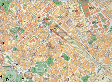 Rome City Map Mapsof Net