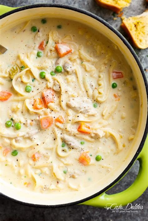 Creamy Chicken Noodle Soup Maria S Mixing Bowl