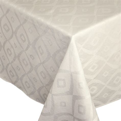 Nappe Rectangle X Cm Jacquard Polyester Brunch Ecru Linnea