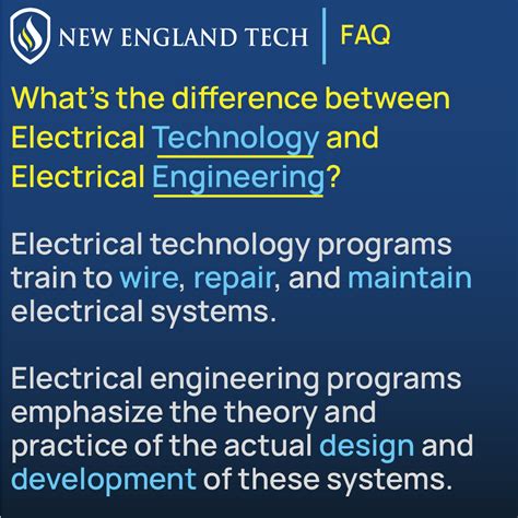 New England Tech on Twitter: "The electrical technology associate degree will give you the right ...