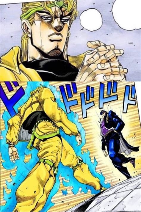 Create Comics Meme Dio And Jotaro Jojos Bizarre Adventure Dio And Jotaro Meme Comics