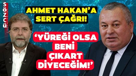 Cemal Enginyurt Canlı Yayında Ahmet Hakan a Seslendi Yüreği Olsa Beni