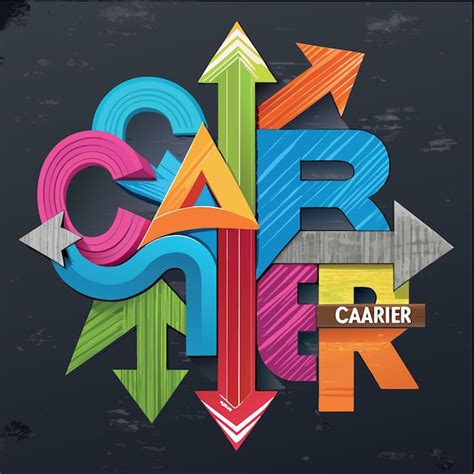 Career Opportunities Concept By Colorful Wooden Alphabets Career With