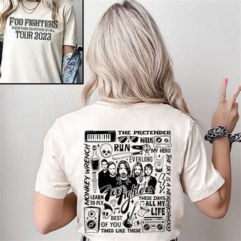 Foo Fighters Tshirt Etsy