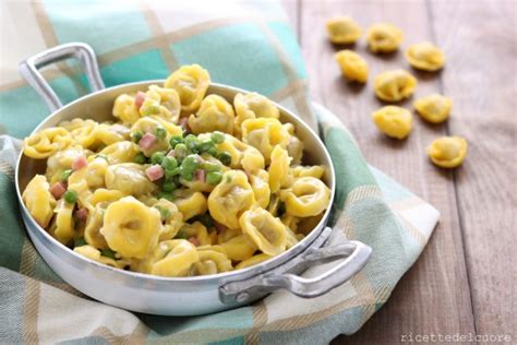 Tortellini Panna Prosciutto Cotto E Piselli By Ricettedelcuore