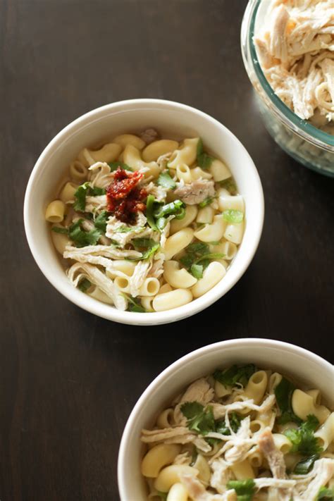 Vietnamese Chicken Noodle Soup Recipe Súp Nui Gà Hungry Huy